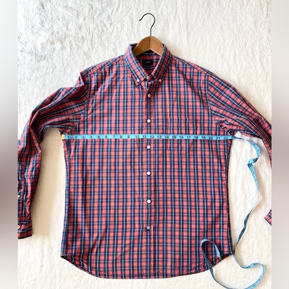 J Crew Plaid Button Down Front Long Sleeve Dress Shirt - Picture 2 of 13